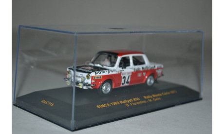 Simca 1000 #34 R.M.Car. 1973, масштабная модель, IXO Road (серии MOC, CLC), scale43