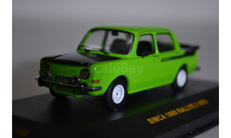Simca 1000 Rallye 2 1976 (149), масштабная модель, IXO Road (серии MOC, CLC), scale43