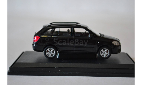 Skoda Fabia (black), масштабная модель, Abrex, scale43, Škoda