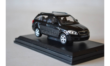 Skoda Fabia (black), масштабная модель, Abrex, scale43, Škoda