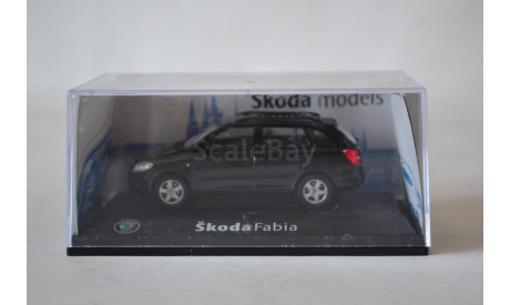 Skoda Fabia (black), масштабная модель, Abrex, scale43, Škoda
