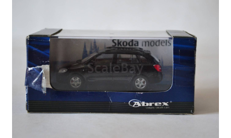 Skoda Fabia (black), масштабная модель, Abrex, scale43, Škoda