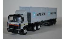 МАЗ-6422 с полуприцепом-контейнеровозом МАЗ-938920, Maersk, масштабная модель, Start Scale Models (SSM), scale43