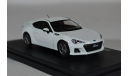 SUBARU BRZ WHITE, масштабная модель, Ebbro, 1:43, 1/43