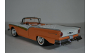 Ford Fairlane 500 Skyliner 1957 кабриолет розовый белый, масштабная модель, Sunstar, scale18