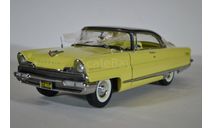Lincoln Premiere 1956 черный с желтым, масштабная модель, Sunstar, scale18