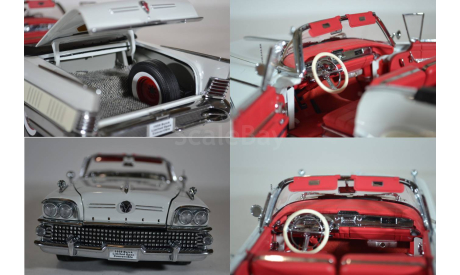 Buick Limited Convertible 1958 белый, масштабная модель, Sunstar, scale18