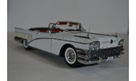 Buick Limited Convertible 1958 белый, масштабная модель, Sunstar, scale18