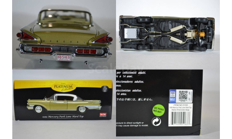 Mercury Parklane Hard Top 1956 белый с бежевым, масштабная модель, Sunstar, scale18