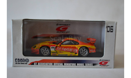 NISSAN Supra Super GT 500 #66, масштабная модель, Ebbro, 1:43, 1/43