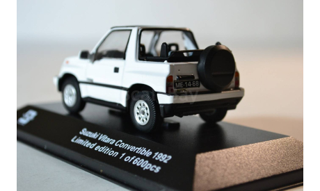 Suzuki Vitara Convertible 1992 white, масштабная модель, Triple 9, scale43