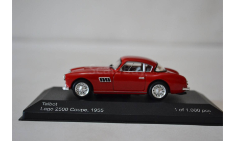 Talbot Lago 2500 Coupe 1955, масштабная модель, WhiteBox, 1:43, 1/43