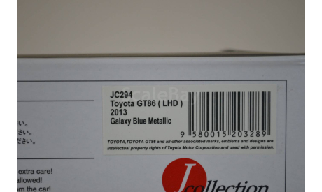 Toyota GT86 (LHD) 2013 (294), масштабная модель, J-Collection, scale43