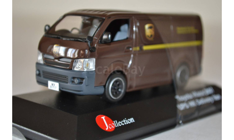 Toyota Hiace 2007 UPS HK Delivery Van (125), масштабная модель, J-Collection, scale43