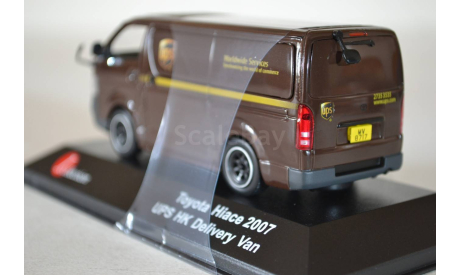 Toyota Hiace 2007 UPS HK Delivery Van (125), масштабная модель, J-Collection, scale43