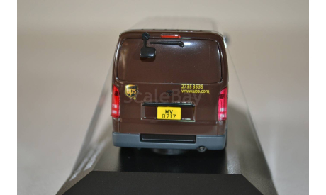 Toyota Hiace 2007 UPS HK Delivery Van (125), масштабная модель, J-Collection, scale43
