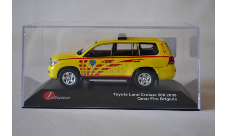 Toyota Land Cruiser 200 Qatar Fire Brigade 2009 (JC256), масштабная модель, J-Collection, scale43