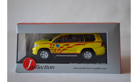 Toyota Land Cruiser 200 Qatar Fire Brigade 2009 (JC256), масштабная модель, J-Collection, scale43