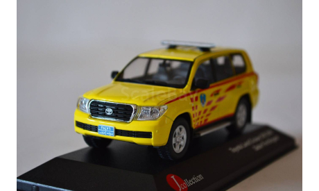 Toyota Land Cruiser 200 Qatar Fire Brigade 2009 (JC256), масштабная модель, J-Collection, scale43