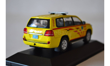 Toyota Land Cruiser 200 Qatar Fire Brigade 2009 (JC256), масштабная модель, J-Collection, scale43