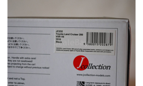 Toyota Land Cruiser 200 VXR V8 20010 (JC232), масштабная модель, J-Collection, scale43