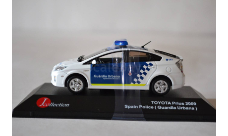 Toyota Prius  2009  Spain Police (144), масштабная модель, J-Collection, scale43