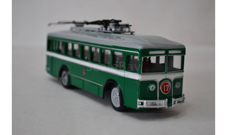 Троллейбус ЛК2, масштабная модель, СОВА, 1:43, 1/43