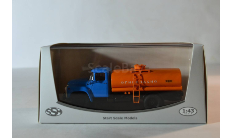 Зил 130 (ТСВ 6) сине_оранж, масштабная модель, Start Scale Models (SSM), 1:43, 1/43