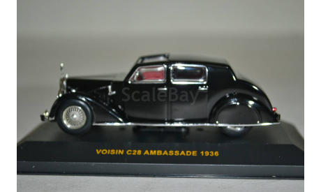 VOISIN C28 Ambassade 1936 (041), сборная модель автомобиля, IXO Museum (серия MUS), scale43