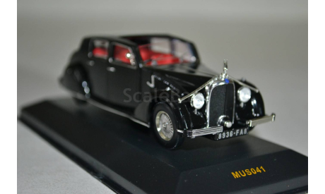 VOISIN C28 Ambassade 1936 (041), сборная модель автомобиля, IXO Museum (серия MUS), scale43