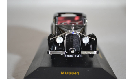 VOISIN C28 Ambassade 1936 (041), сборная модель автомобиля, IXO Museum (серия MUS), scale43