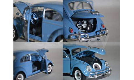 Volkswagen Kafer (187404), масштабная модель, WhiteBox, scale24