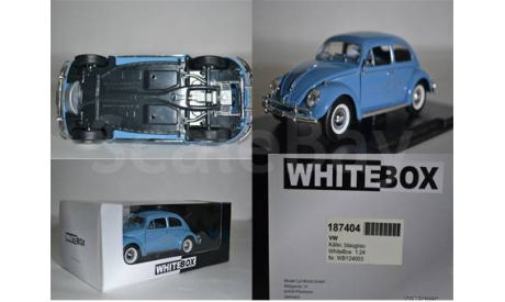 Volkswagen Kafer (187404), масштабная модель, WhiteBox, scale24
