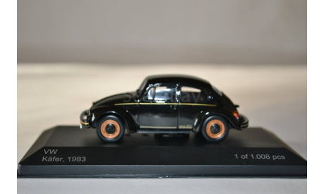 Volkswagen Kafer 1983 (black), масштабная модель, 1:43, 1/43, WhiteBox