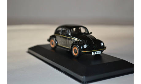 Volkswagen Kafer 1983 (black), масштабная модель, 1:43, 1/43, WhiteBox