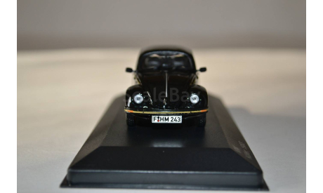 Volkswagen Kafer 1983 (black), масштабная модель, 1:43, 1/43, WhiteBox