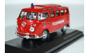 Volkswagen Microbus FeuerWehr, масштабная модель, Road Signature, 1:43, 1/43