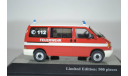 Volkswagen T4 Feuerwehr, масштабная модель, Premium Classixxs, scale43