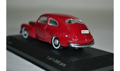 Volvo P444  1943 (red), масштабная модель, WhiteBox, scale43