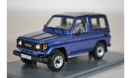 Toyota Land Cruiser LJ70 Metal Blue 1986, масштабная модель, Neo Scale Models, scale43