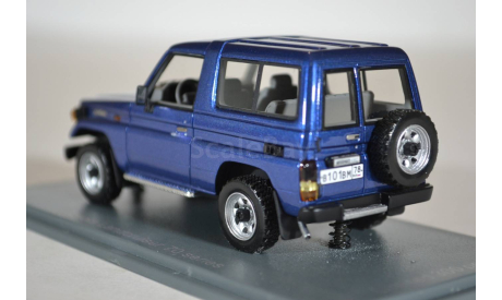 Toyota Land Cruiser LJ70 Metal Blue 1986, масштабная модель, Neo Scale Models, scale43