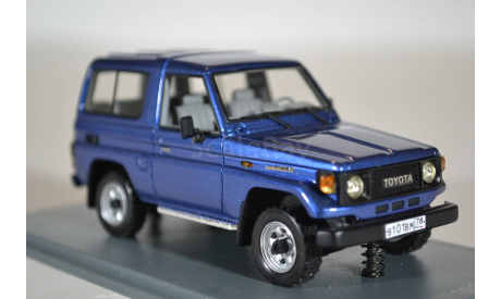 Toyota Land Cruiser LJ70 Metal Blue 1986, масштабная модель, Neo Scale Models, scale43