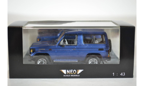Toyota Land Cruiser LJ70 Metal Blue 1986, масштабная модель, Neo Scale Models, scale43