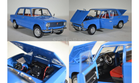 ВАЗ-2101 Жигули 1971 (голубой), масштабная модель, IST Models, scale18