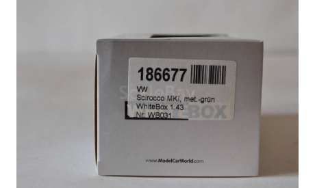 VW  Scirocco MKI (186677), масштабная модель, WhiteBox, scale43, Volvo