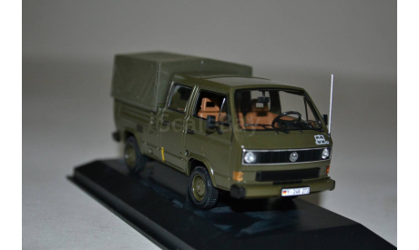 VW T3 Doka Prischenwagen  Bundenswehr, масштабная модель, Minichamps, scale43, Volkswagen