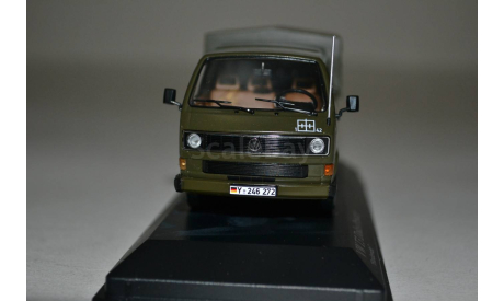 VW T3 Doka Prischenwagen  Bundenswehr, масштабная модель, Minichamps, scale43, Volkswagen