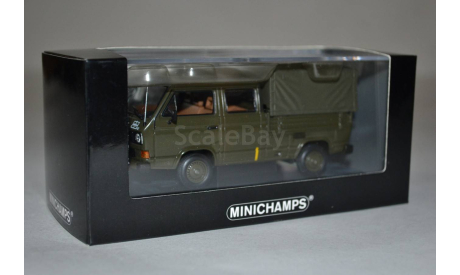 VW T3 Doka Prischenwagen  Bundenswehr, масштабная модель, Minichamps, scale43, Volkswagen