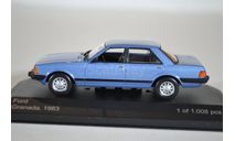 FORD Granada MKII 1983 Metallic Blue, масштабная модель, WhiteBox, 1:43, 1/43