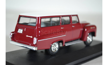 CHEVROLET Amazona 4х4 1963 красный белый, масштабная модель, WhiteBox, 1:43, 1/43